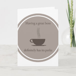 Carte Joyeuse Boss's Day
