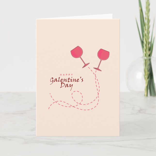 Carte Joyeuse de Galentine's Day (Devant)