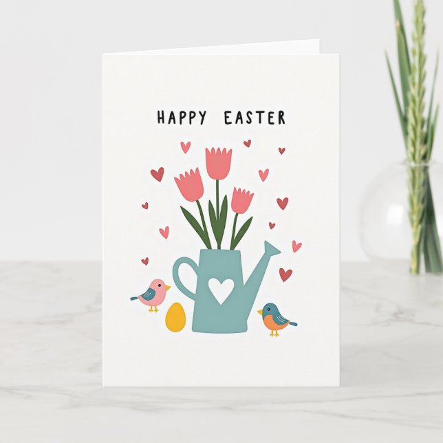 Carte Joyeuse de Printemps (Devant)