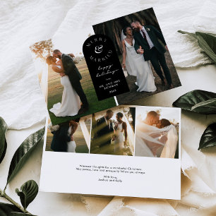 Carte Joyeuse et Mariée Mariage photo de vacances