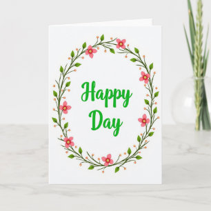 Carte Joyeuse Faux Papier D'or