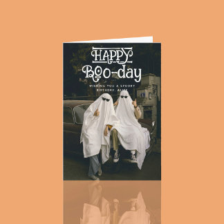 Carte Joyeuse fête de Boo Halloween 3 Photo