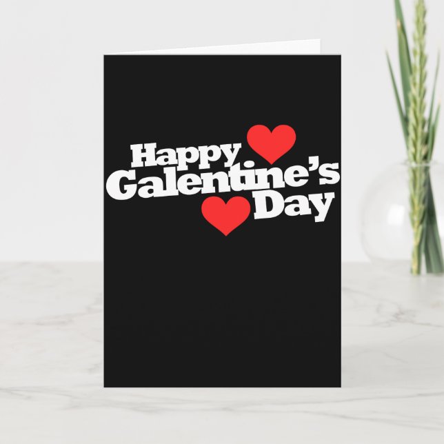 Carte Joyeuse fête de Galentine (Devant)