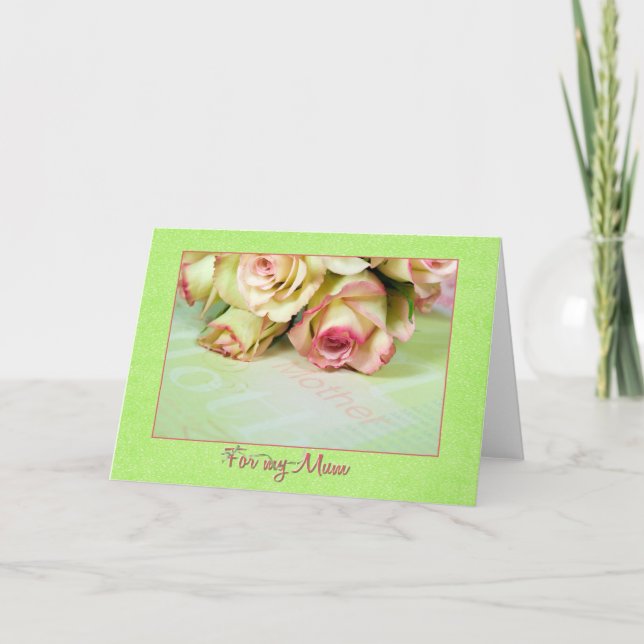 Carte Joyeuse Fête de maman (Devant)