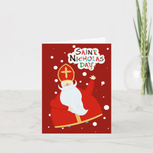 Carte Joyeuse fête de Saint Nicolas