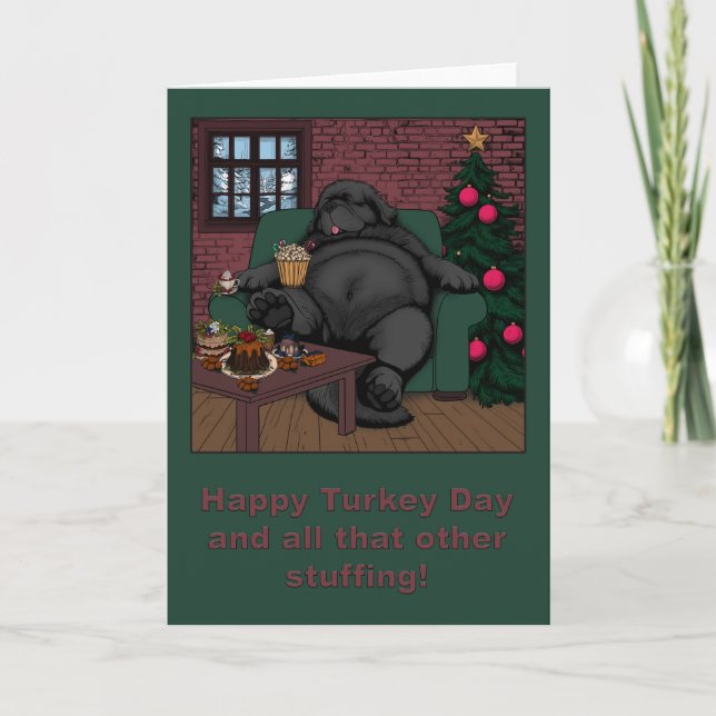 Carte Joyeuse fête de Thanksgiving et tout ce reste de f (Devant)