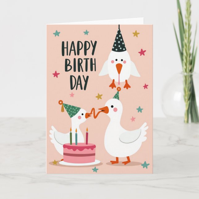 Carte Joyeuse Fête de Volaille (Devant)
