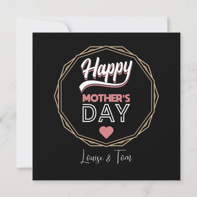 Carte Joyeuse fête des mères (Devant)