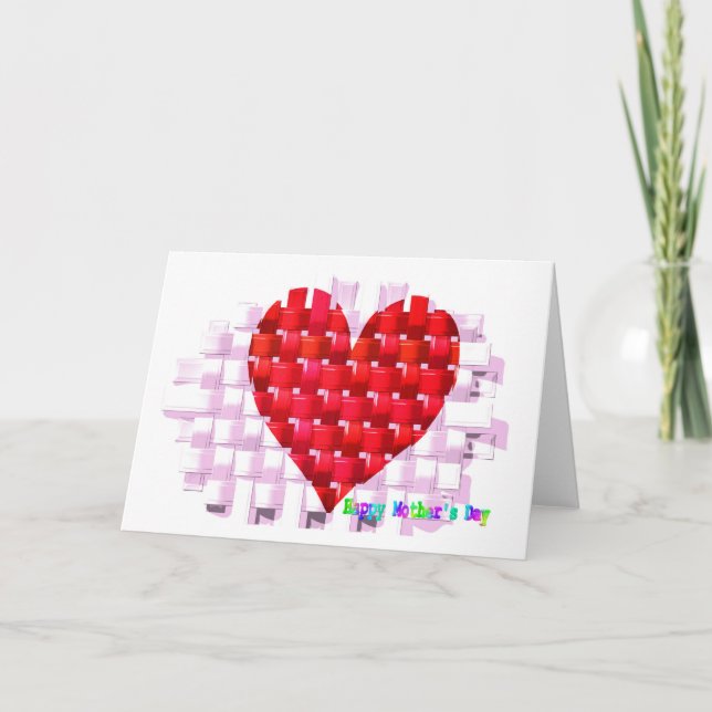 Carte Joyeuse Fête des mères (Devant)