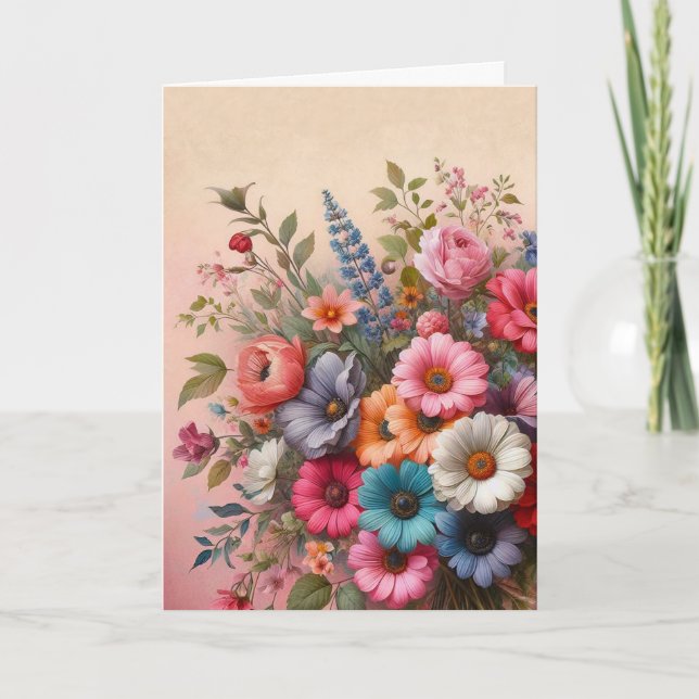 Carte Joyeuse fête des Mères 4 (Devant)