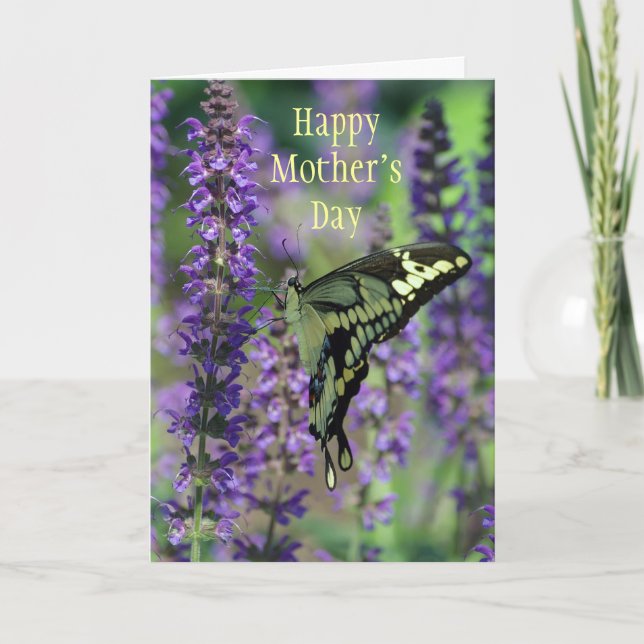 Carte Joyeuse fête des mères ~ Bella Butterfly Card (Devant)