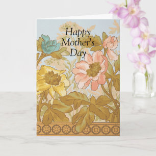 Carte Joyeuse Fête des Mères 🌷 édition Fleurs Art