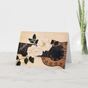 CARTE JOYEUSE FÊTE DES MÈRES GUITARE