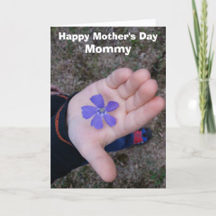 Carte Joyeuse Fête des Mères Maman de la part de l'Enfan