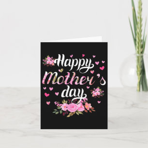 Carte Joyeuse fête des Mères Maman Femmes Mignonne Grand