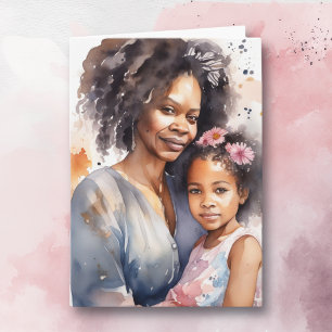 Carte Joyeuse fête des mères Merci