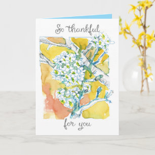 Carte Joyeuse Fête des Mères Merci pour toi Fleurs de pr