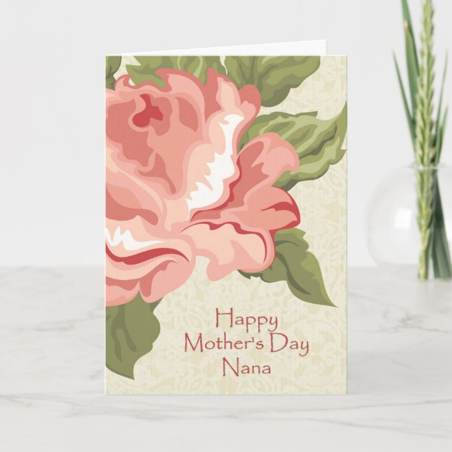 Carte Joyeuse fête des mères NANA ROSE (Devant)