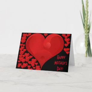 Carte Joyeuse Fête des Mères Romantique Sweet Love Heart