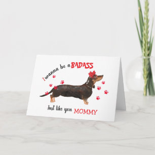 Carte Joyeuse fête des Mères Sale Tête de votre chien Da
