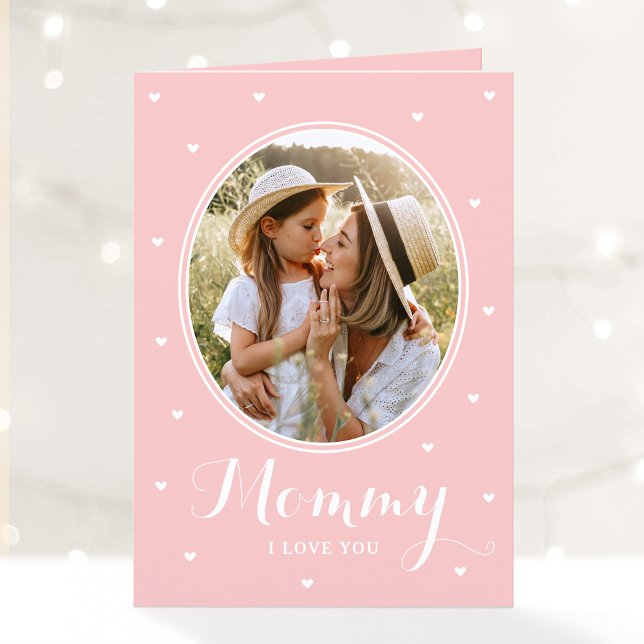 Carte Joyeuse Fête des Mères Script de photos personnali (Créateur téléchargé)