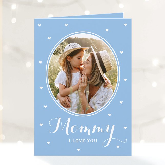 Carte Joyeuse Fête des Mères Script de photos personnali (Créateur téléchargé)