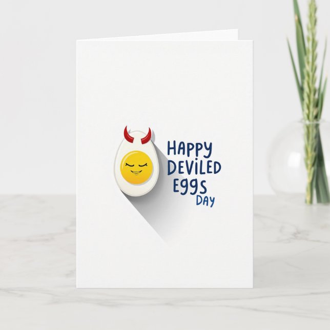 Carte Joyeuse Fête des Œufs Dévils (Devant)