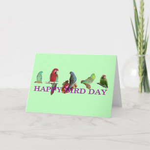 Carte Joyeuse fête des oiseaux