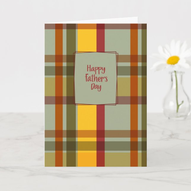 Carte Joyeuse Fête des Pères (Petite plante)
