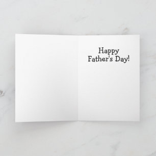 Carte Joyeuse Fête des Pères Dachshund Surfeur avec chio