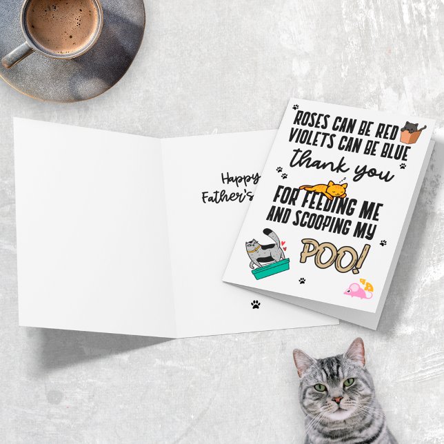 Carte Joyeuse Fête des Pères drôle et mignon de la part  (Créateur téléchargé)