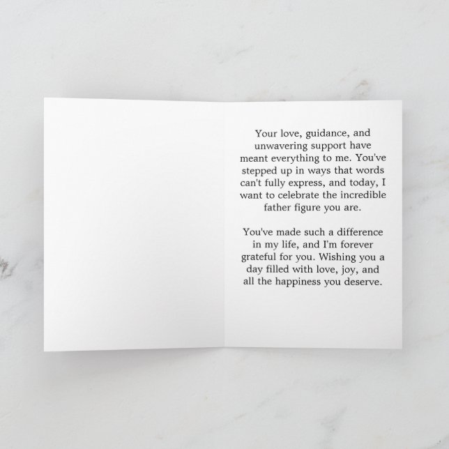 Carte Joyeuse Fête des Pères pour Grand-père Papi (Intérieur)