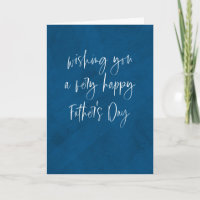 Joyeuse Fête des Pères simple moderne bleu