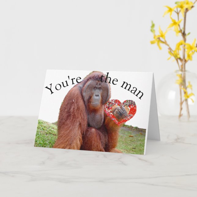 Carte Joyeuse fête des Pères Vous êtes l'homme (Fleur jaune)