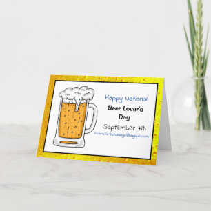 Carte Joyeuse Fête nationale des amateurs de bière, Funn