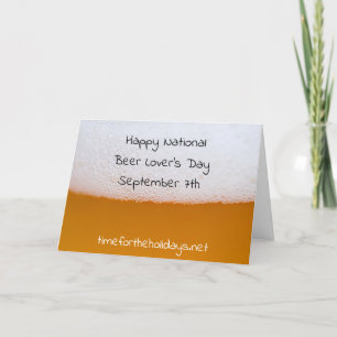 Carte Joyeuse Fête nationale des amateurs de bière, Funn
