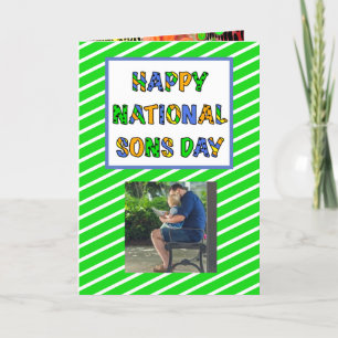 Carte Joyeuse Fête Nationale des Fils   28 septembre