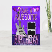 Joyeuse guitare d'anniversaire/Amp par Valxart