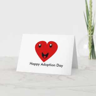 Carte Joyeuse journée d'adoption