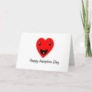 Carte Joyeuse journée d'adoption 7.8