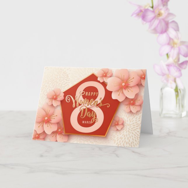 Carte Joyeuse journée de la femme (Orchidée)