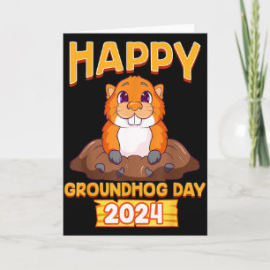 Carte Joyeuse journée de la marmotte 2024 Météo de la ma