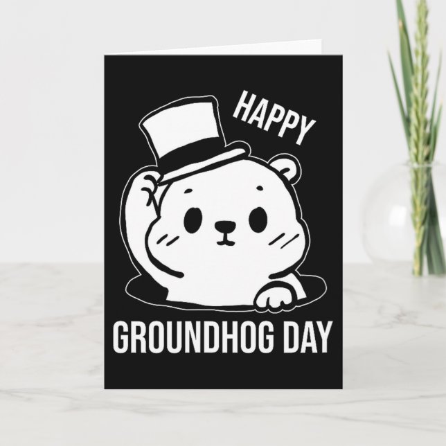 Carte Joyeuse journée de la marmotte en ligne  (Devant)