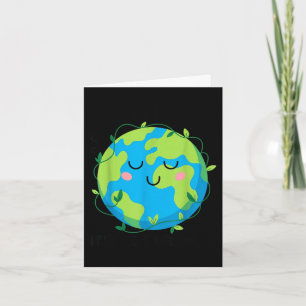Carte Joyeuse journée de la terre gardez la terre propre