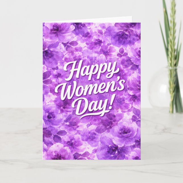 Carte Joyeuse Journée des femmes (Devant)