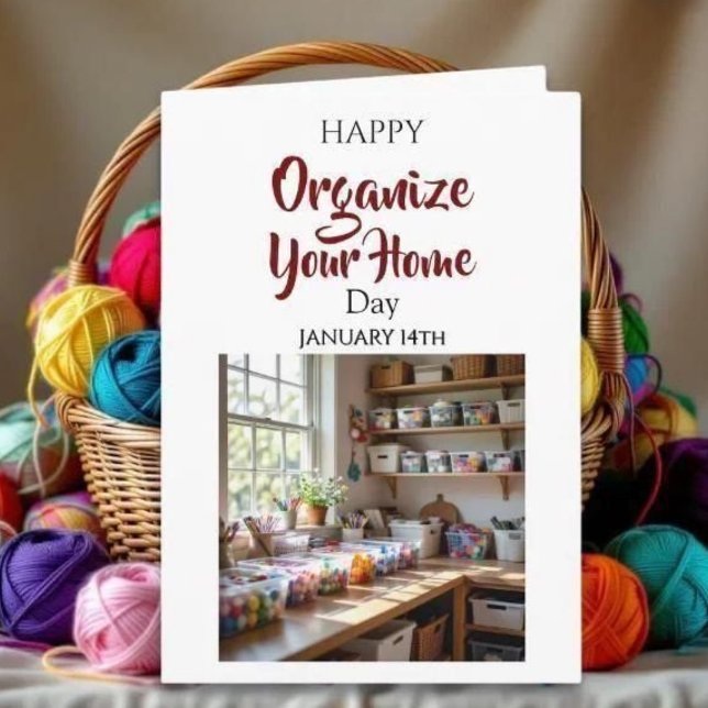Carte Joyeuse Journée d'organisation de votre maison ! 1 (Créateur téléchargé)