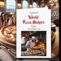 Joyeuse Journée mondiale des pizzaïolos | 25 octob