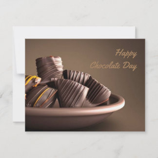 Carte Joyeuse Journée mondiale du chocolat