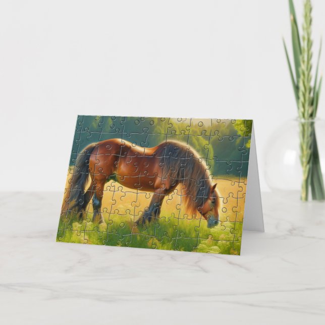 Carte Joyeuse Journée nationale des puzzles  (Devant)