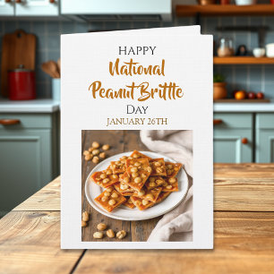 Carte Joyeuse Journée nationale du peanut brittle 26 j